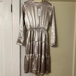 Gold Dress The Collective New NWT Small Party Holiday